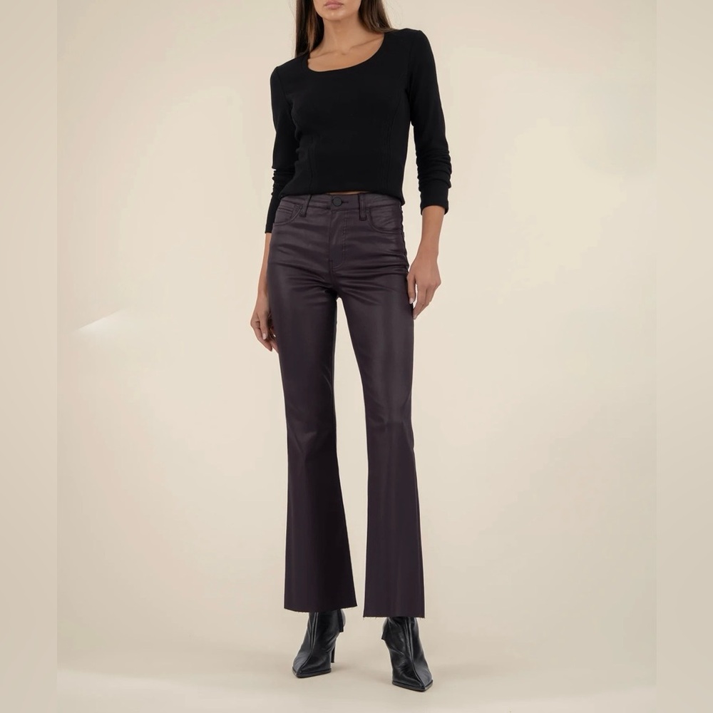 🆕 Kut from the Kloth Kelsey Coated High Rise Flare